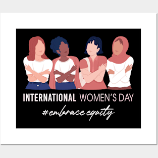 Embrace Equity International Womens Day 2023 For Women Posters and Art